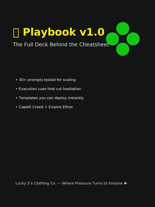 Playbook v1.0